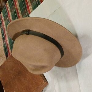 Brixton Brown Felt Fedora Hat